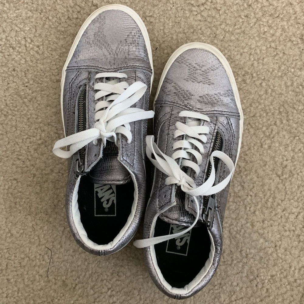 Metallic Vans, women’s size 10